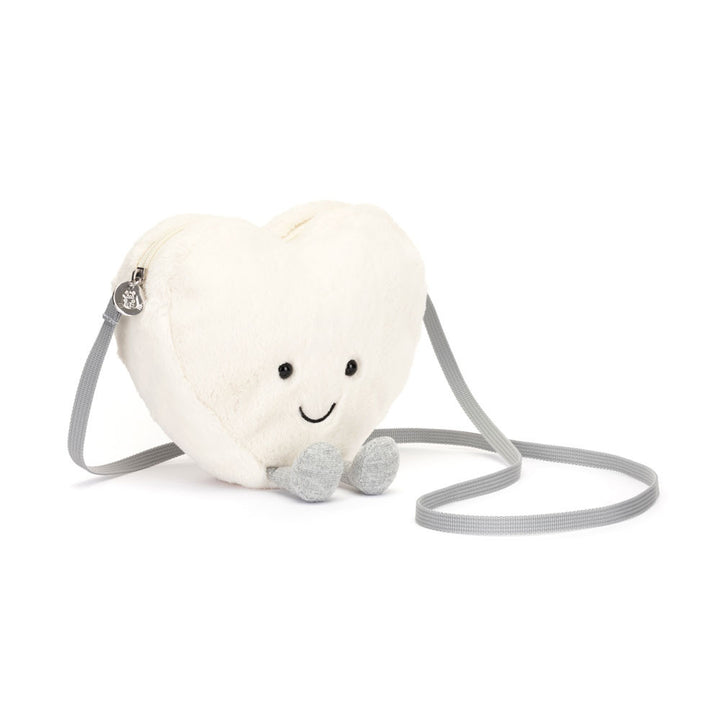 AMUSEABLES CREAM HEART BAG - Kingfisher Road - Online Boutique