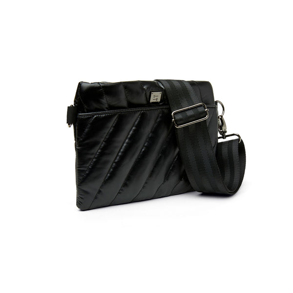 DIAGONAL BUM BAG 2.0-PEARL BLACK - Kingfisher Road - Online Boutique