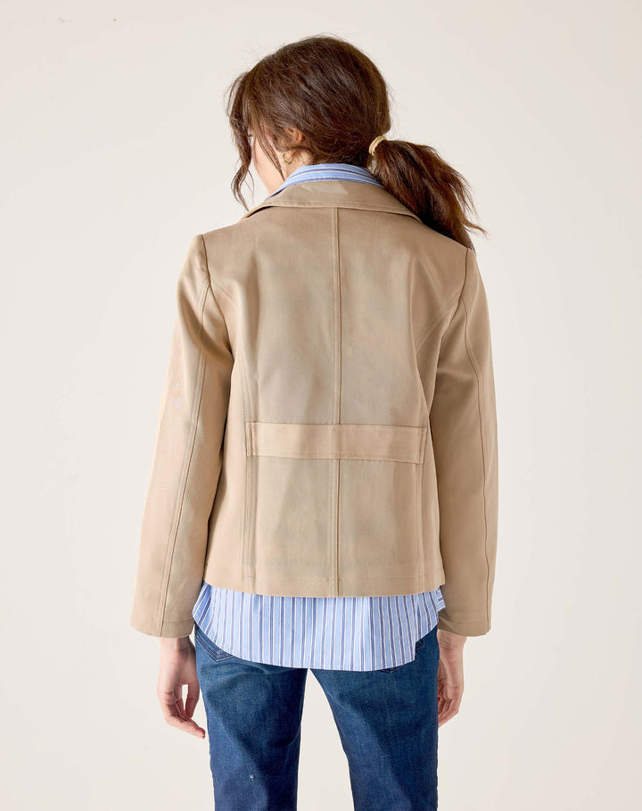 SAILOR PEACOAT-CLASSIC KHAKI - Kingfisher Road - Online Boutique