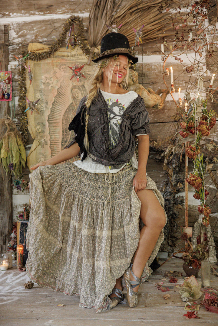 FLORAL CHRYSTAL SKIRT-GYPSOPHILA - Kingfisher Road - Online Boutique