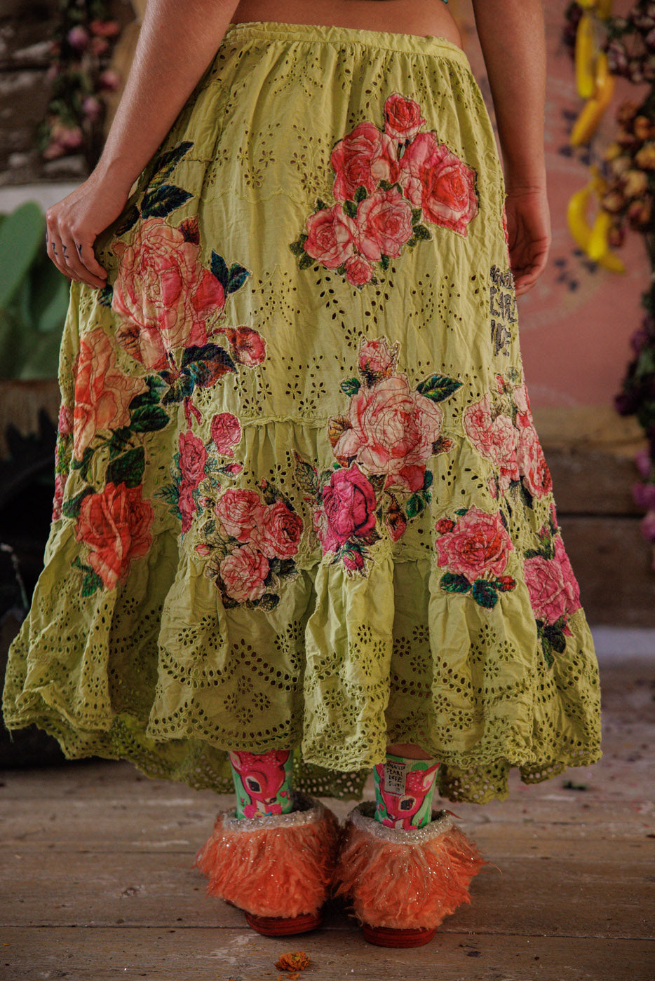 EYELET LALA SKIRT-YUZU - Kingfisher Road - Online Boutique