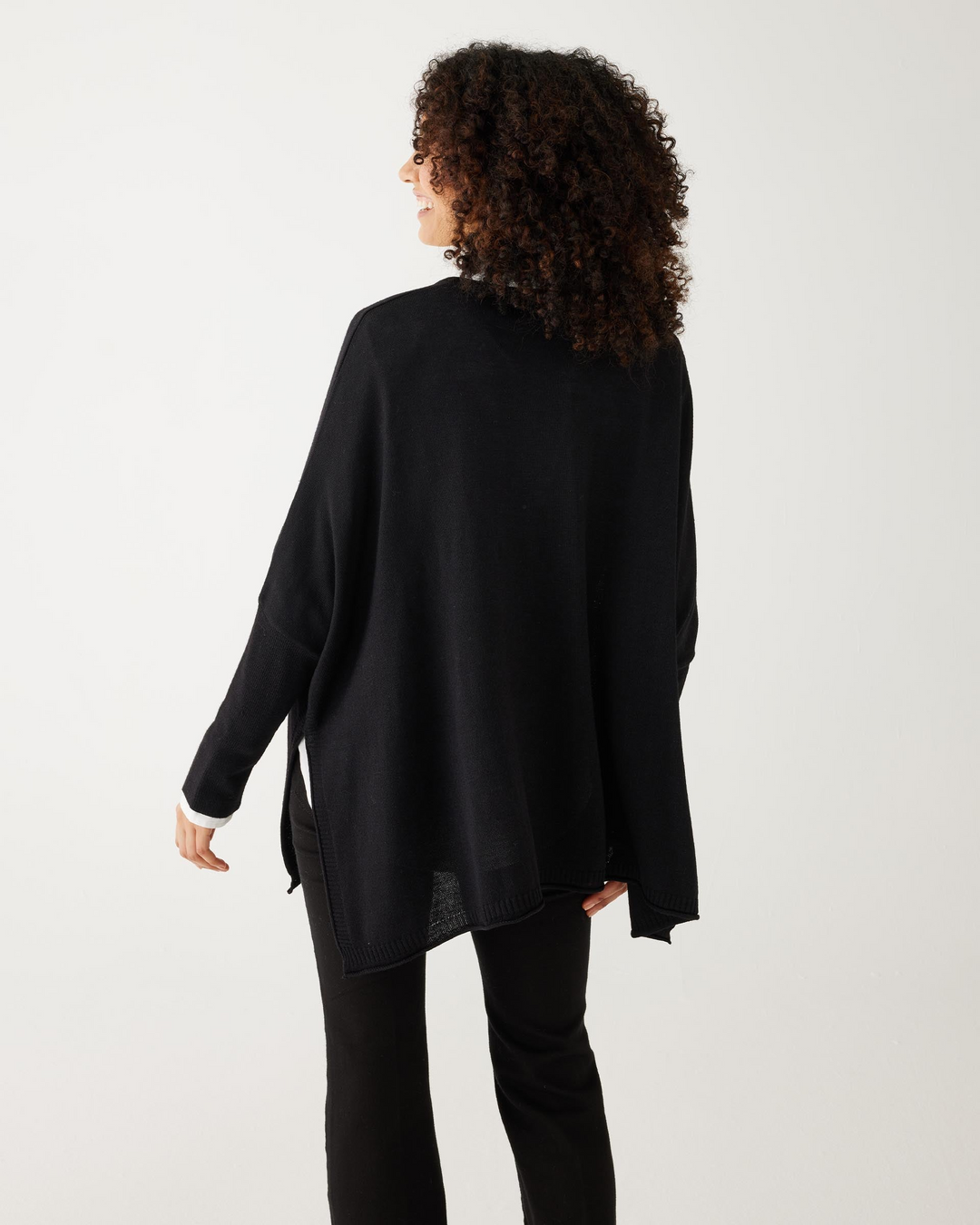 CATALINA V-NECK SWEATER-BLACK - Kingfisher Road - Online Boutique