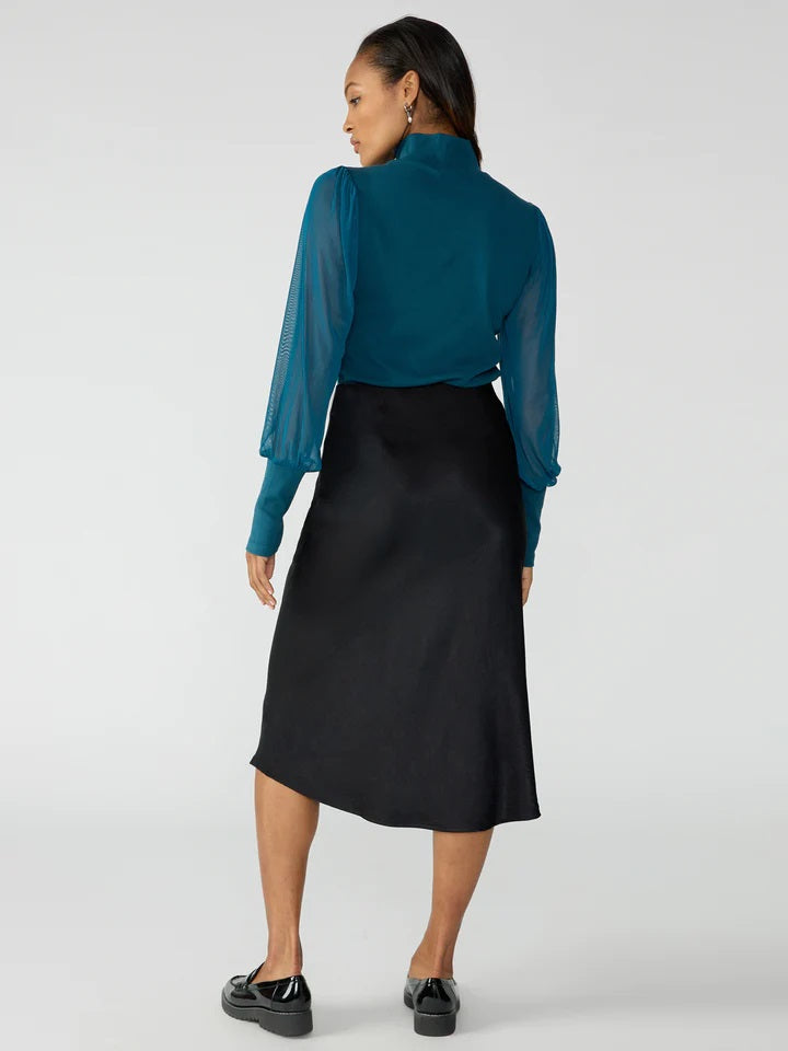 EVERYDAY MIDI SKIRT - BLACK - Kingfisher Road - Online Boutique