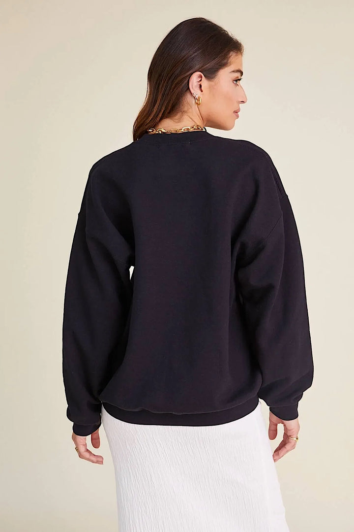 THIS IS HOW WE ROLL CREW SWEATSHIRT - Kingfisher Road - Online Boutique