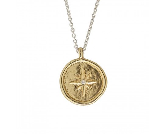 Inner Compass Mini Necklace - Kingfisher Road - Online Boutique
