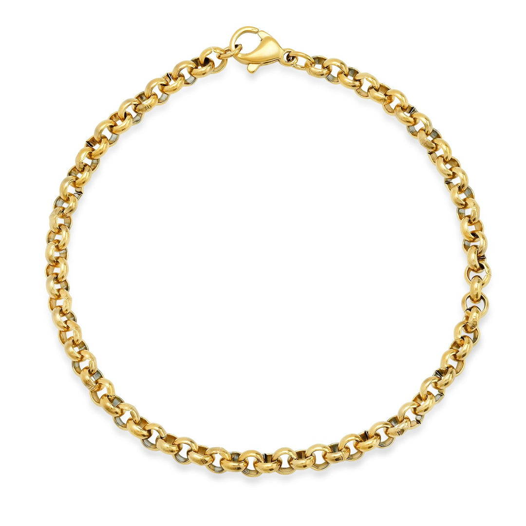 CHUNKY GOLD ROLO CHAIN NECKLACE - Kingfisher Road - Online Boutique