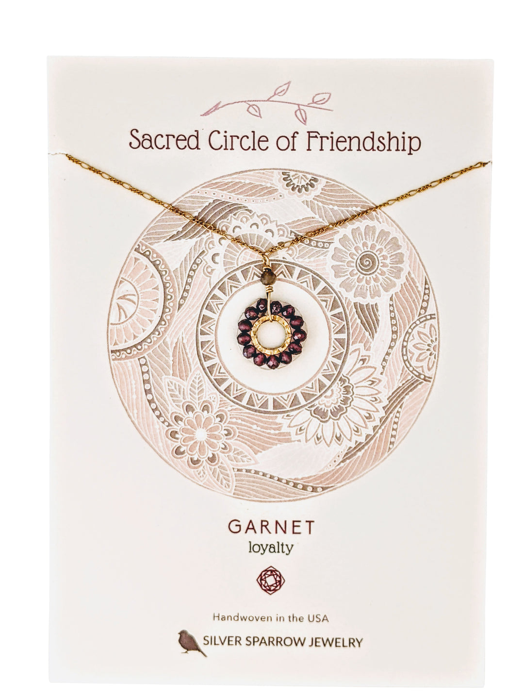 SACRED CIRCLE  NECKLACE-GOLD - Kingfisher Road - Online Boutique