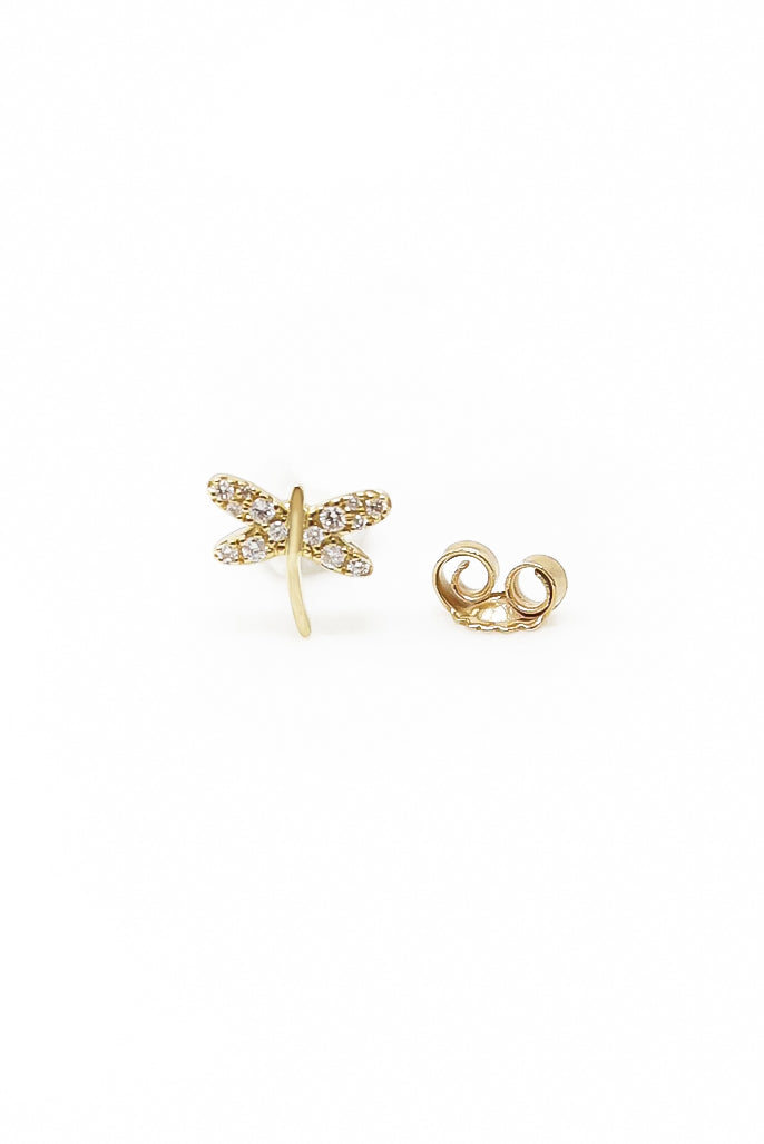 .055ct DIAMOND DRAGONFLY STUD - Kingfisher Road - Online Boutique