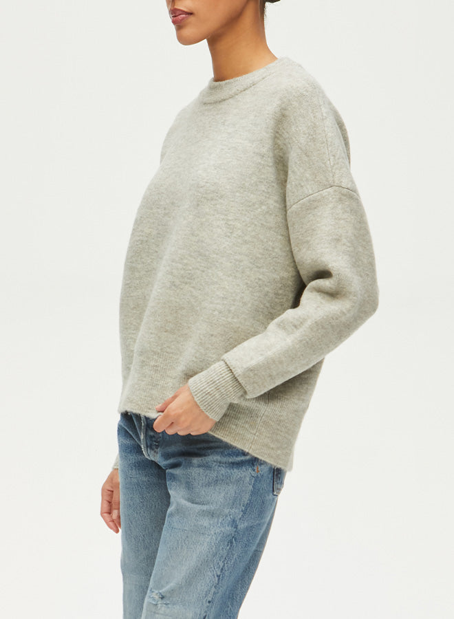 MADDIE SOLID PULLOVER - OATMEAL - Kingfisher Road - Online Boutique