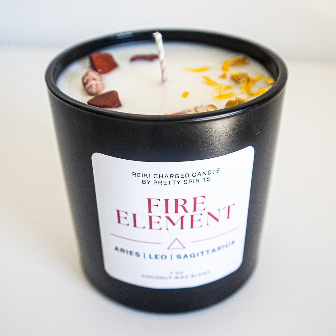 FIRE ELEMENT CANDLE - 7oz - Kingfisher Road - Online Boutique