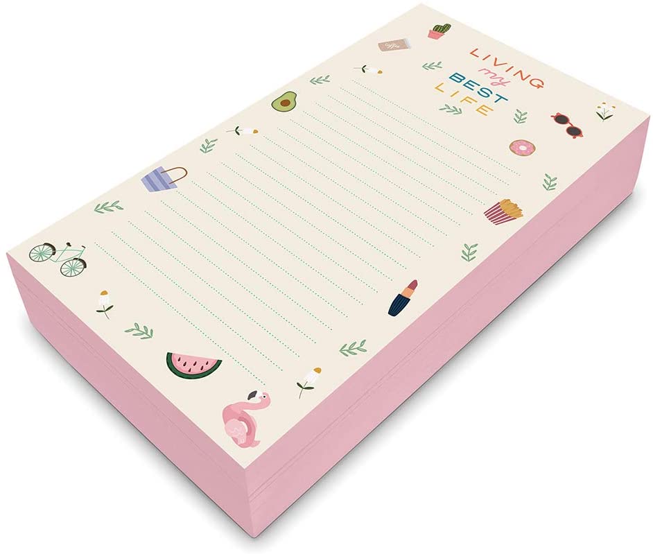 CHUNKY LIST PADS-LIVING MY BEST LIFE - Kingfisher Road - Online Boutique