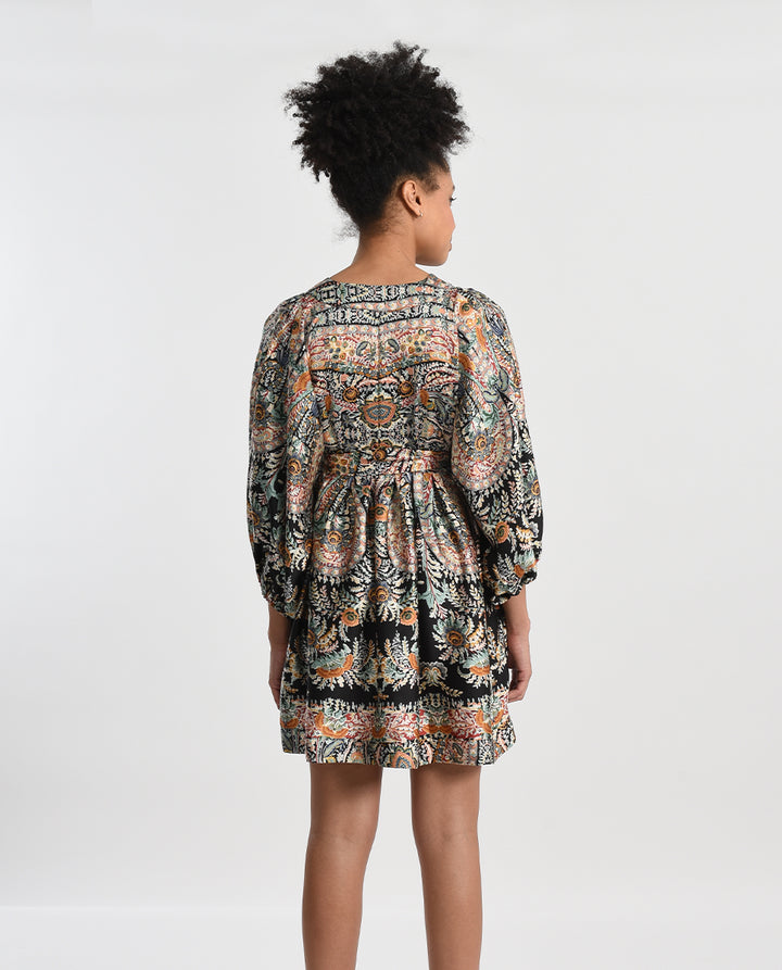 MINI BELTED SHIRT DRESS - BLACK SIGRID - Kingfisher Road - Online Boutique