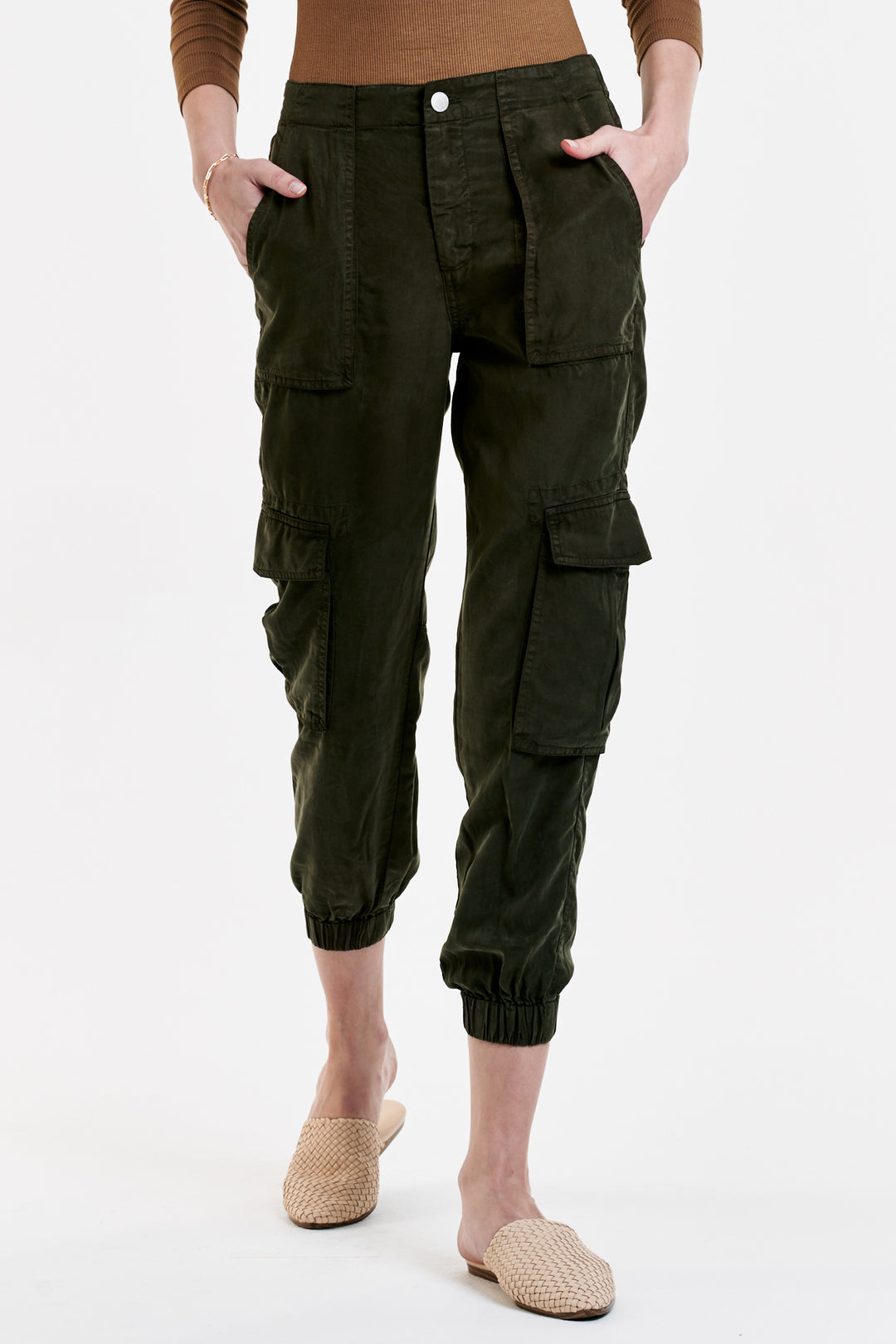 SANDY PANT-OLIVE - Kingfisher Road - Online Boutique