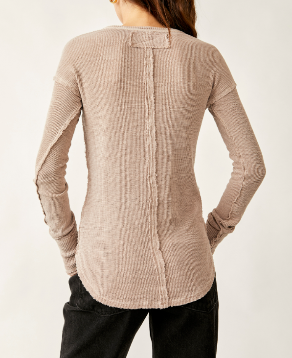 SAIL AWAY LS SOLID-CASHMERE - Kingfisher Road - Online Boutique