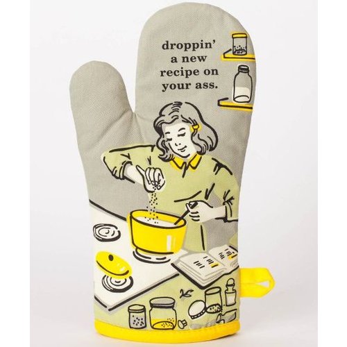 Droppin' A Recipe On Your Ass Oven Mitt - Kingfisher Road - Online Boutique