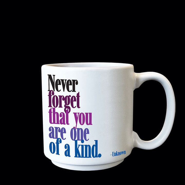 NEVER FORGET YOU ARE ONE OF A KIND MINI MUG - Kingfisher Road - Online Boutique