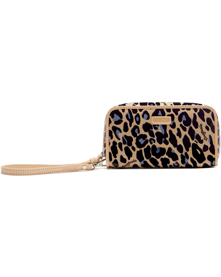 WRISTLET WALLET-BLUE JAGUAR - Kingfisher Road - Online Boutique