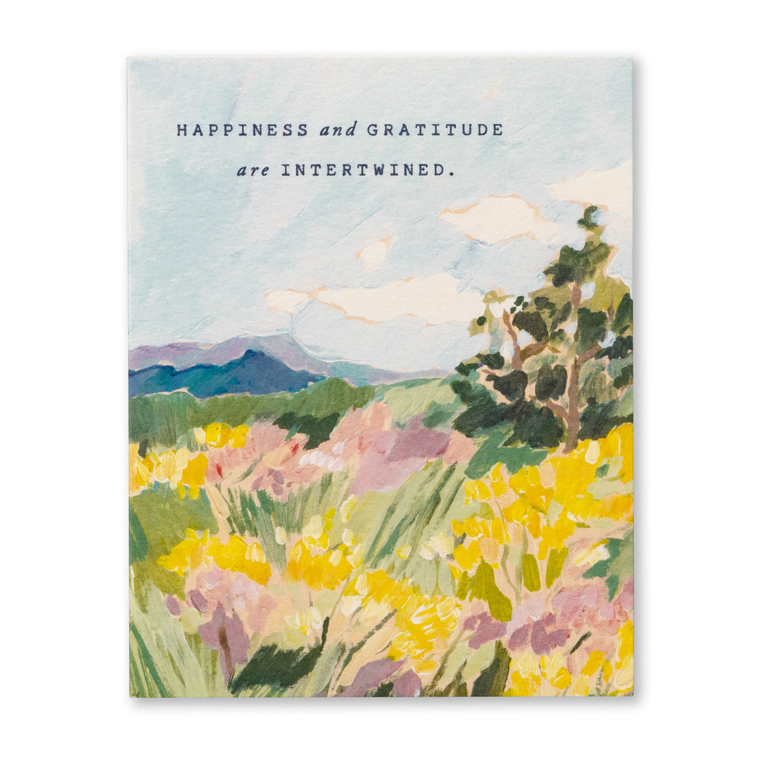 HAPPINESS AND GRATITUDE CARD - Kingfisher Road - Online Boutique