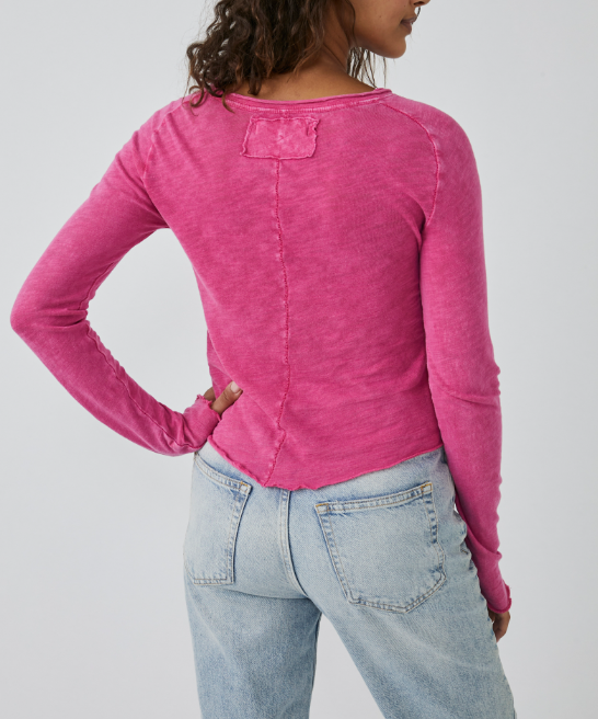 BE MY BABY LONG SLEEVE - PINK PHENOM - Kingfisher Road - Online Boutique