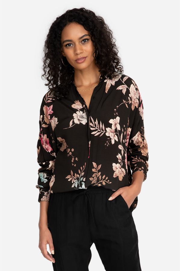 TAOS BUTTON DOWN SHIRT - Kingfisher Road - Online Boutique