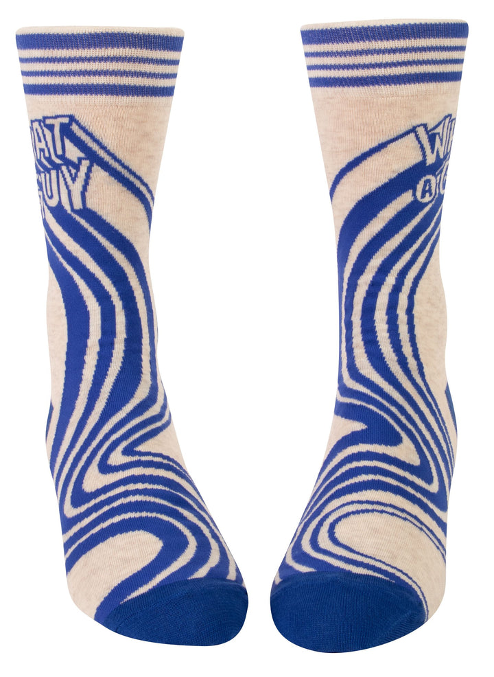 WHAT A GUY CREW SOCKS - Kingfisher Road - Online Boutique