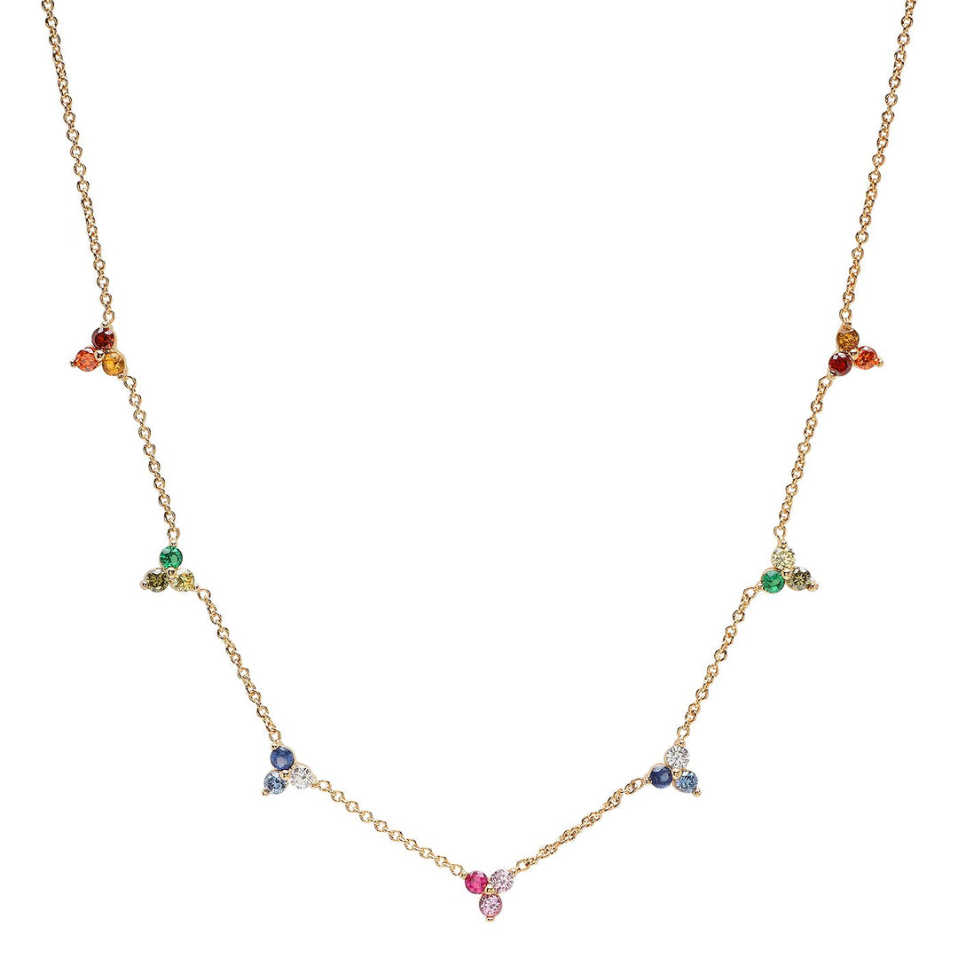 OMBRE RAINBOW CLUSTER NECK - Kingfisher Road - Online Boutique