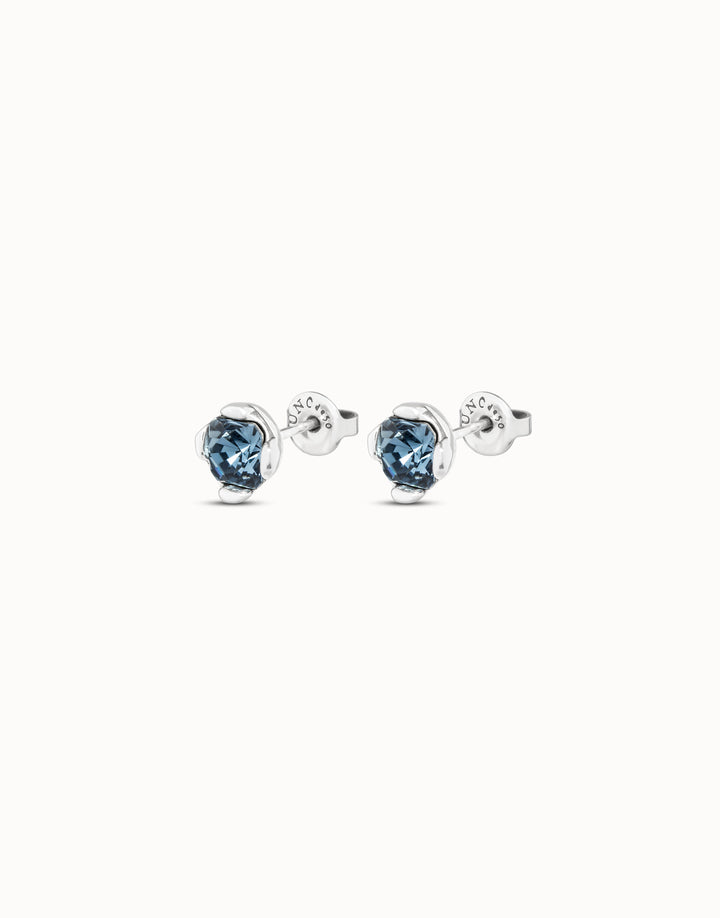 AURA BLUE EARRING-SILVER - Kingfisher Road - Online Boutique