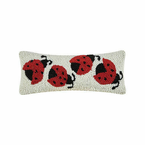 LADYBUGS  HOOK PILLOW - Kingfisher Road - Online Boutique