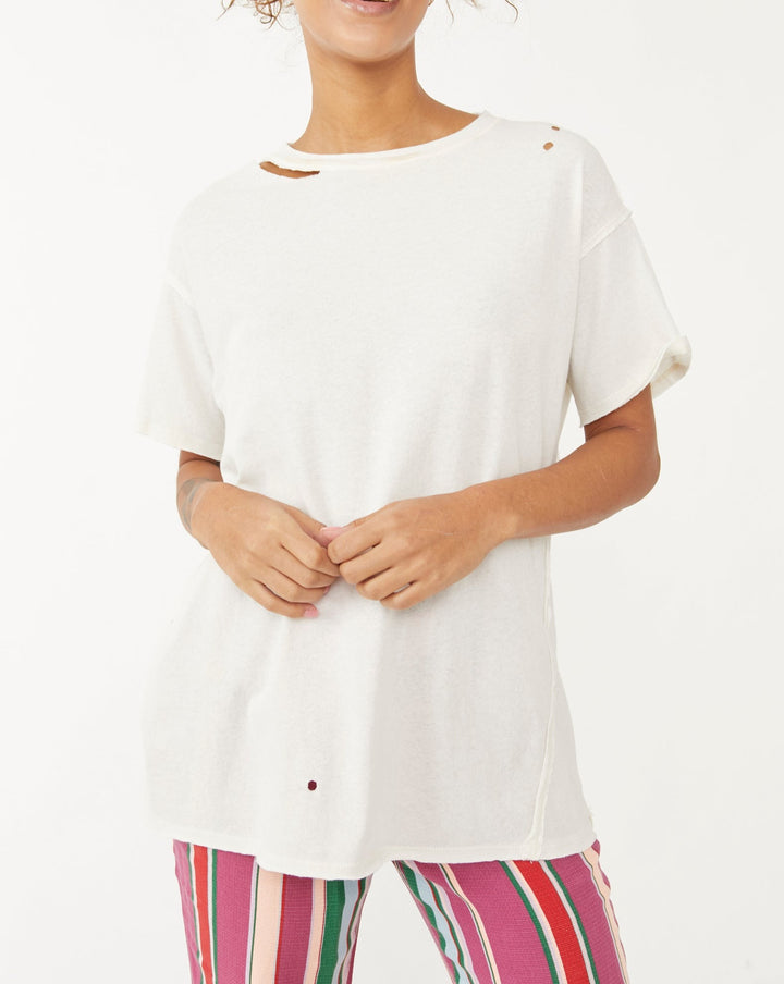 DANI TEE - IVORY - Kingfisher Road - Online Boutique