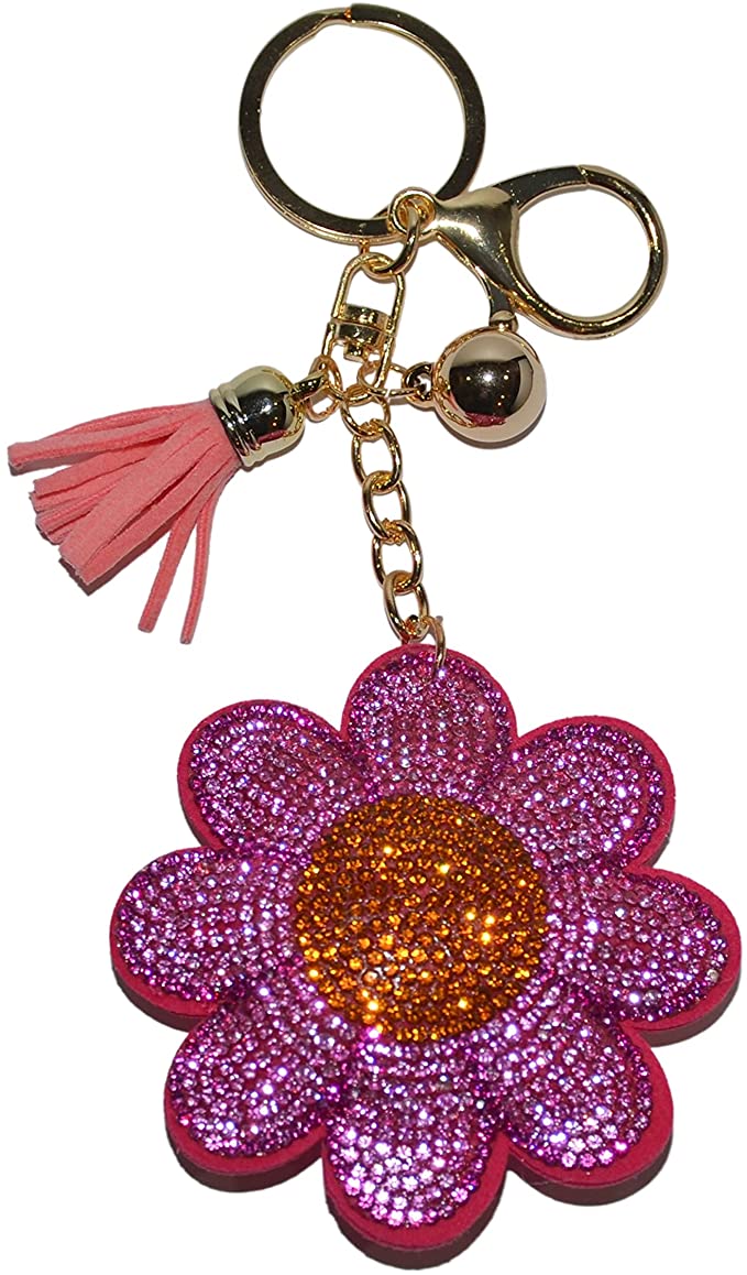 PINK FLOWER KEYCHAIN - Kingfisher Road - Online Boutique