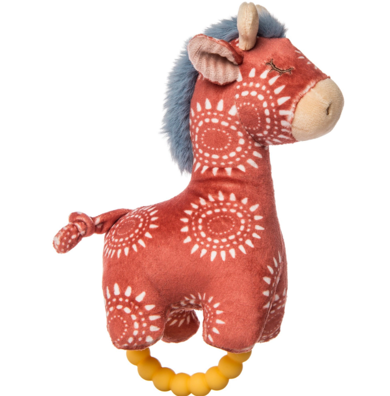 BOHO BABY GIRAFFE TEETHER RATTLE - Kingfisher Road - Online Boutique