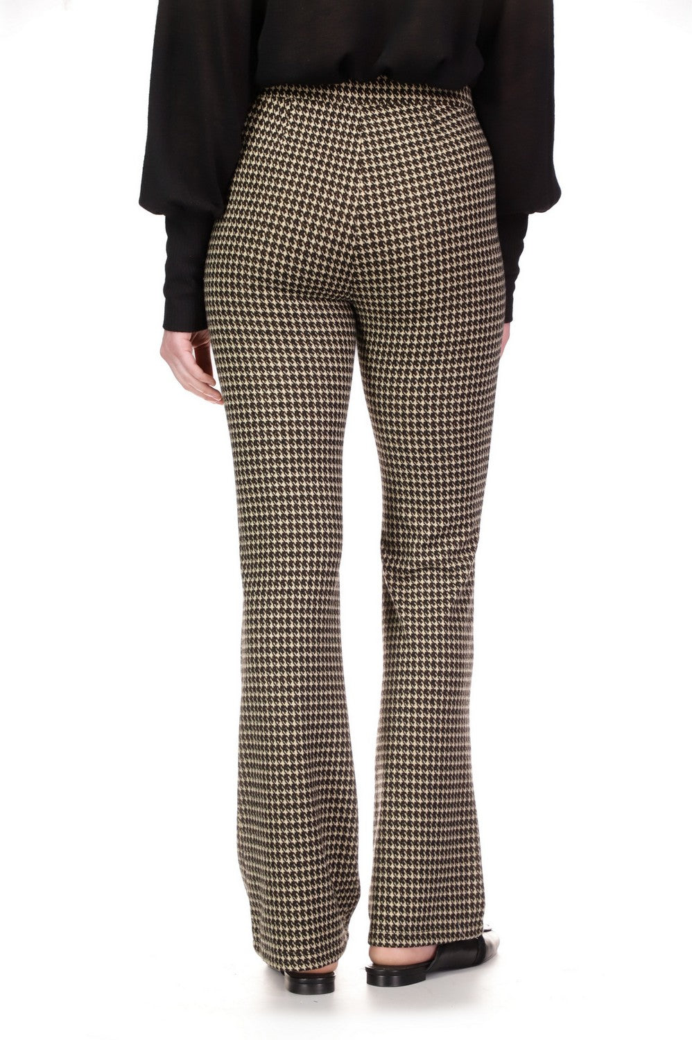 FILMORE FLARE - VANILLA MINI HOUNDSTOOTH - Kingfisher Road - Online Boutique