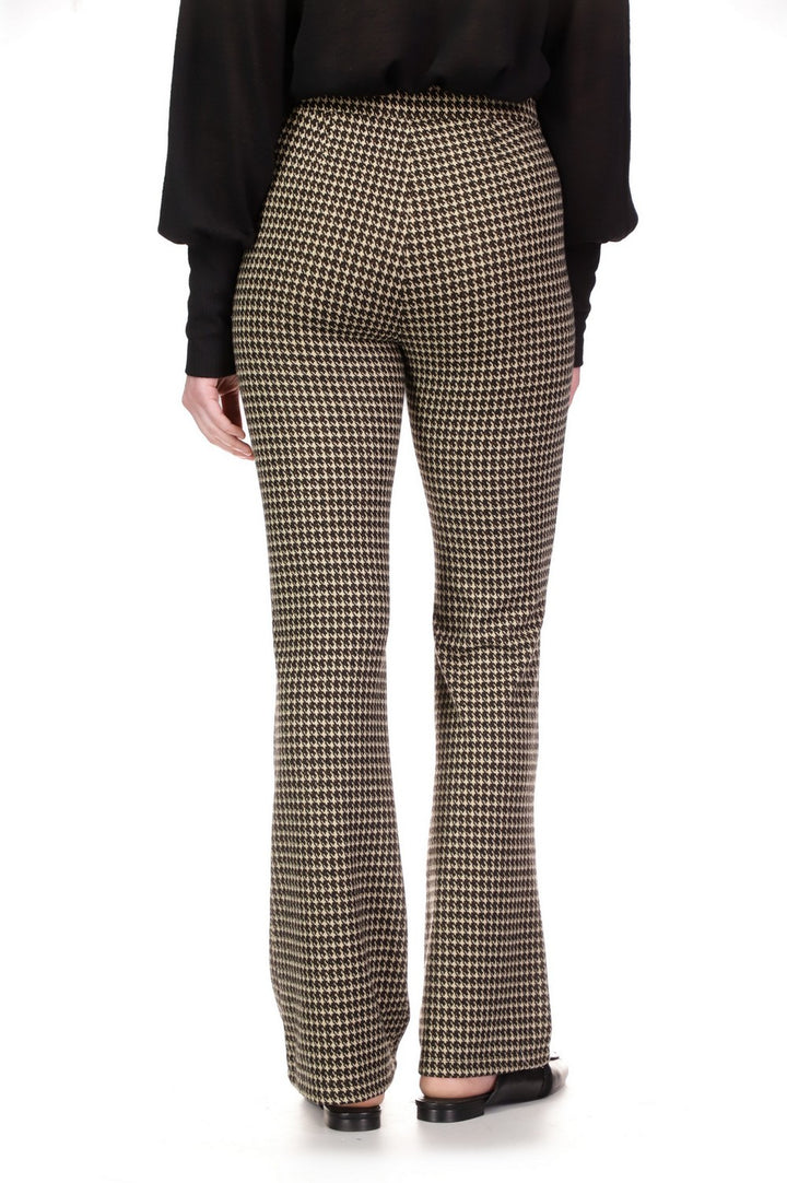 FILMORE FLARE - VANILLA MINI HOUNDSTOOTH - Kingfisher Road - Online Boutique