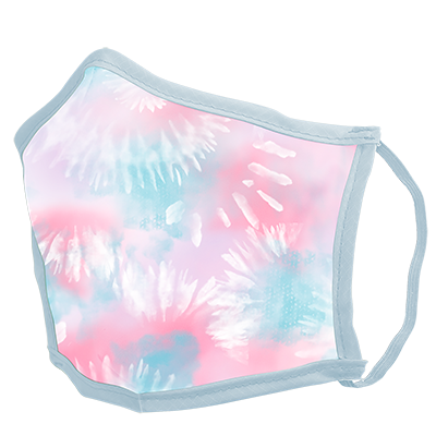 TYE DYE COTTON CANDY  FACE COVERING - Kingfisher Road - Online Boutique