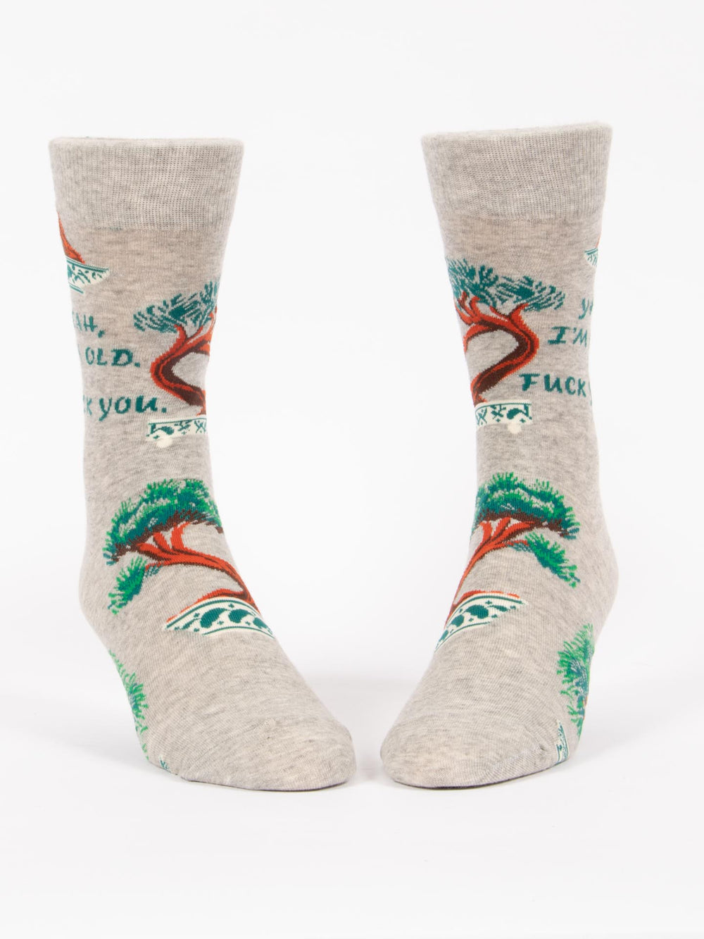 Yeah, I'm Old. Fuck You. Men's Crew Socks - Kingfisher Road - Online Boutique