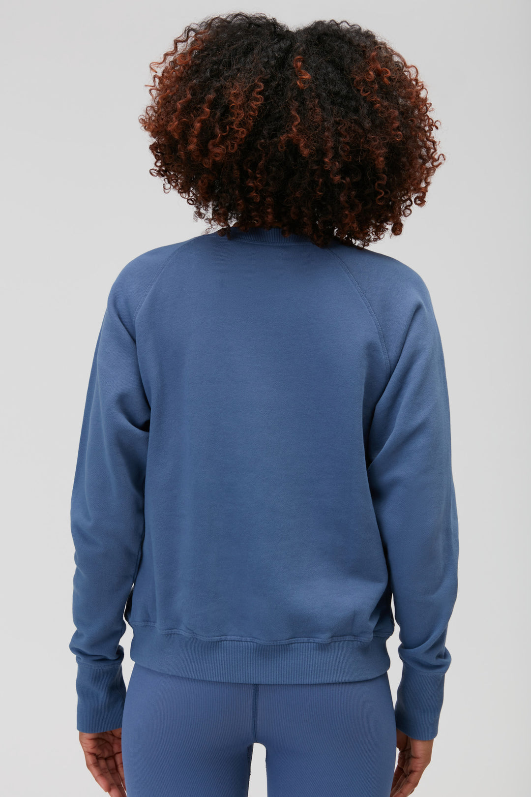 SEE THE GOOD RAGLAN PULLOVER - DUSTY DENIM - Kingfisher Road - Online Boutique