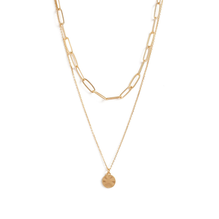 TWO LAYER CHAIN NECKLACE - Kingfisher Road - Online Boutique
