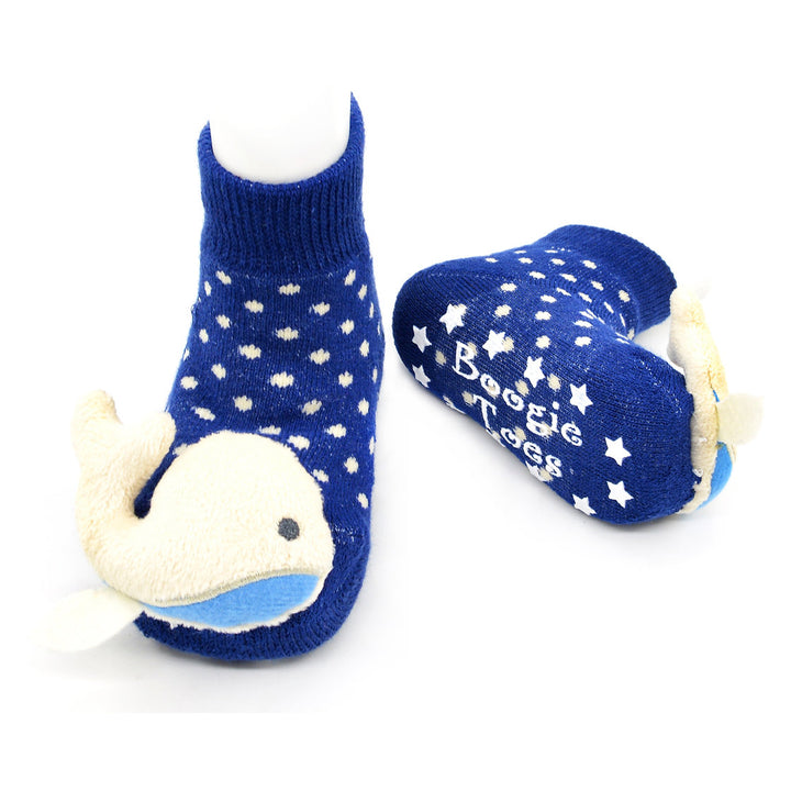 RATTLE SOCKS - BABY WHALE - Kingfisher Road - Online Boutique