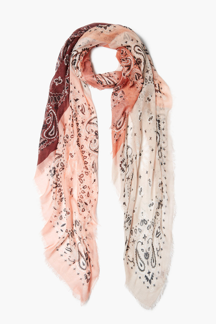 PATCHWORK BANDANA PRINT SCARF - Kingfisher Road - Online Boutique
