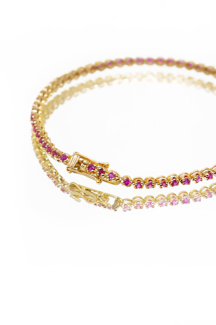 1.06ct RUBY TENNIS BRACELET - Kingfisher Road - Online Boutique