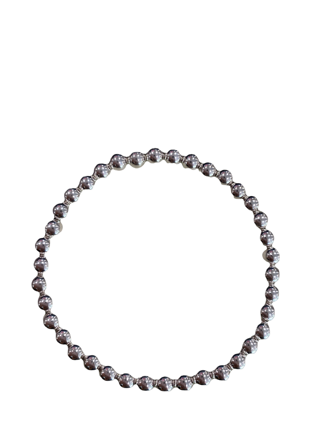 SILVER 5mm CLASSIC BEAD BRACELET - Kingfisher Road - Online Boutique