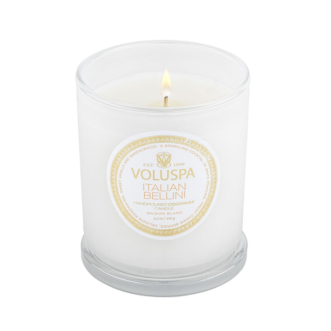 ITALIAN BELLINI CLASSIC CANDLE - Kingfisher Road - Online Boutique