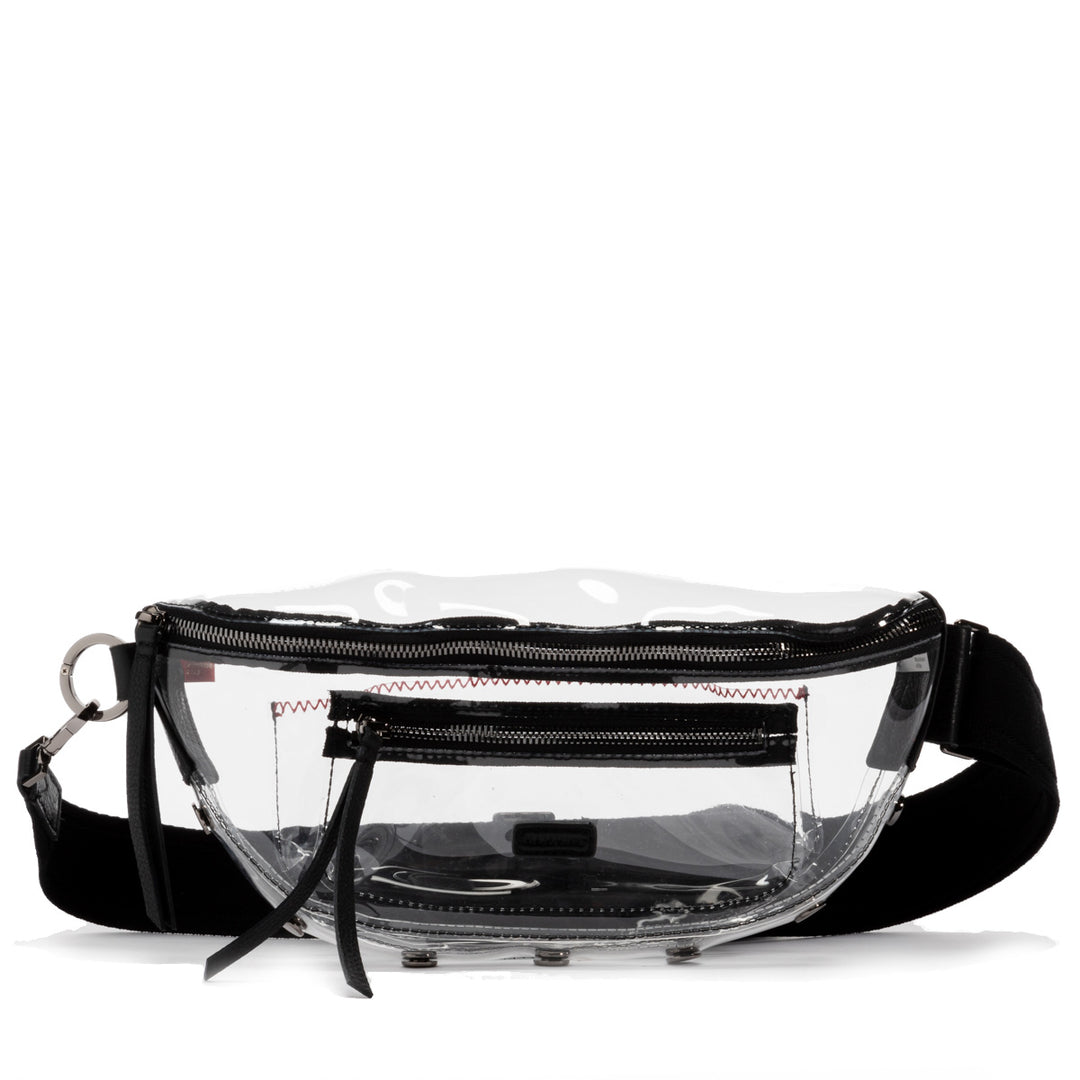 CHARLES CROSSBODY CLEAR - BLACK/GUNMETAL - Kingfisher Road - Online Boutique