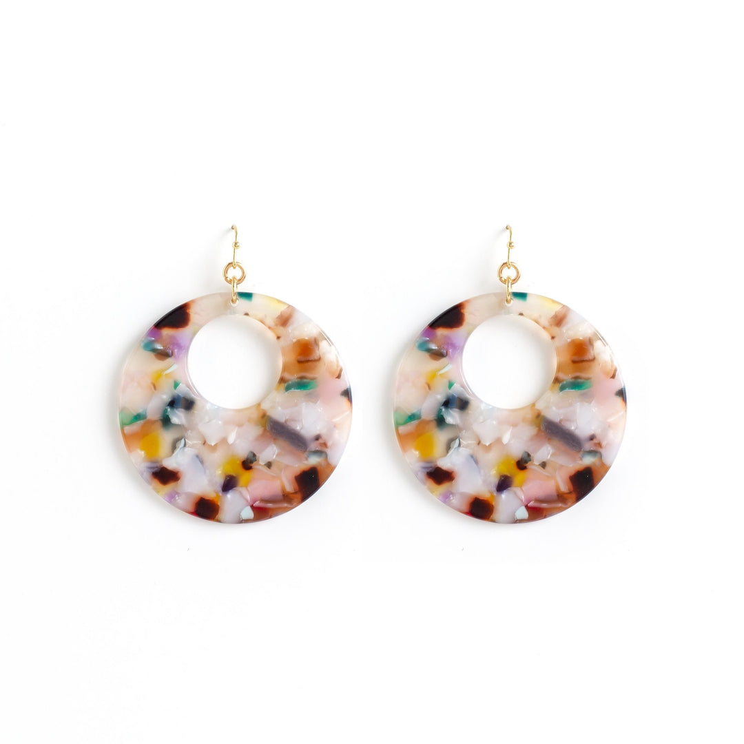 MARBLED BUBBLE EARRING - Kingfisher Road - Online Boutique