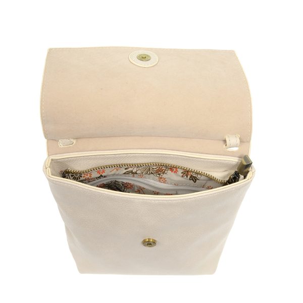 AIMEE FRONT FLAP CROSSBODY-OYSTER - Kingfisher Road - Online Boutique