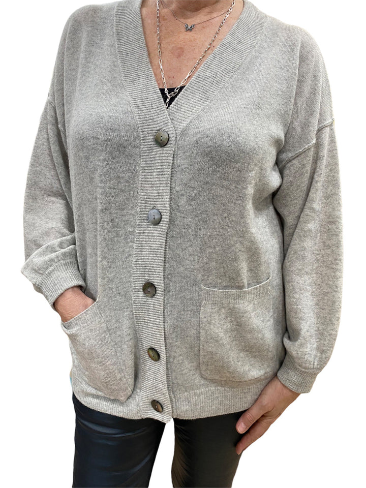 FLUFFY GREY CANGGU BOMBER SWEATERS - Kingfisher Road - Online Boutique