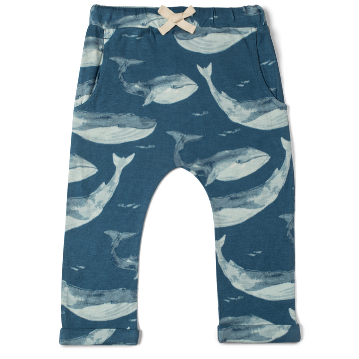 BLUE WHALE BAMBOO JOGGER - Kingfisher Road - Online Boutique