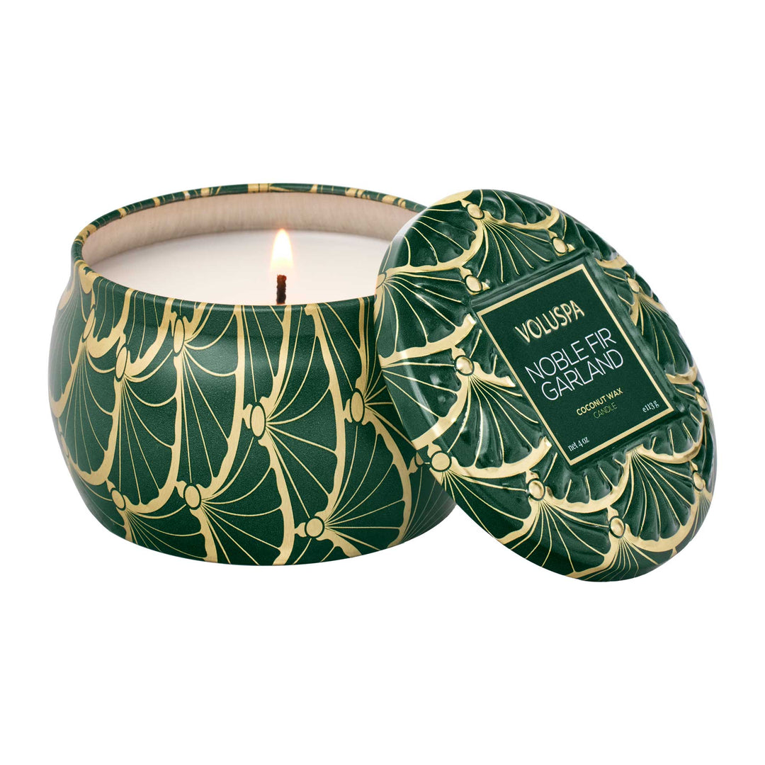 NOBLE FIR GARLAND MINI TIN - Kingfisher Road - Online Boutique