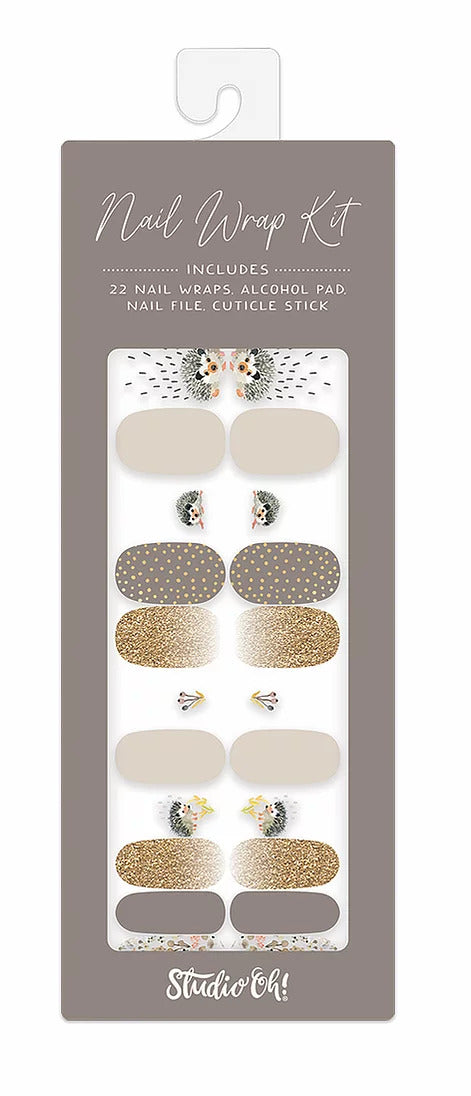 NAIL WRAP KITS-HEDGHOGS - Kingfisher Road - Online Boutique