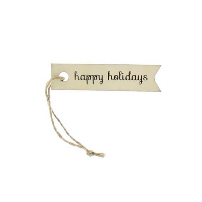WOOD GIFT TAG - Kingfisher Road - Online Boutique